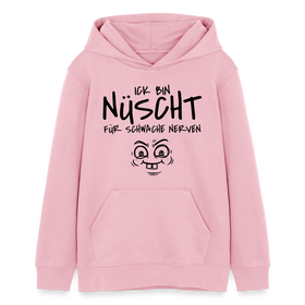 Hauptstadtjöre-NÜSCHT FÜR SCHWACHE NERVEN-Teenager Organic Hoodie - Hellrosa