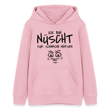 Hauptstadtjöre-NÜSCHT FÜR SCHWACHE NERVEN-Teenager Organic Hoodie - Hellrosa