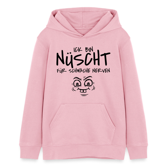Hauptstadtjöre-NÜSCHT FÜR SCHWACHE NERVEN-Teenager Organic Hoodie - Hellrosa