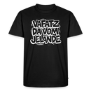 VAFATZ DA VOM JELÄNDE-Männer Premium BIO T-Shirt - Schwarz