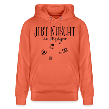 JIBT NÜSCHT in Berlin zu Weihnachten-Unisex Bio-Hoodie - Hellrot
