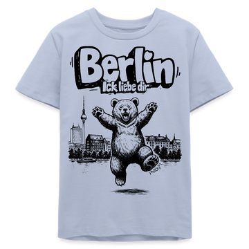 Berlin Souvenir-Bio Teenager T-Shirt-BERLIN ICK LIEBE DIR - Lavendel-Violett