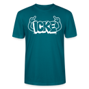ICKE-Unisex T-Shirt mit Berliner Schnauze - Ozeanblau