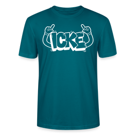ICKE-Unisex T-Shirt mit Berliner Schnauze - Ozeanblau