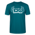 ICKE-Unisex T-Shirt mit Berliner Schnauze - Ozeanblau