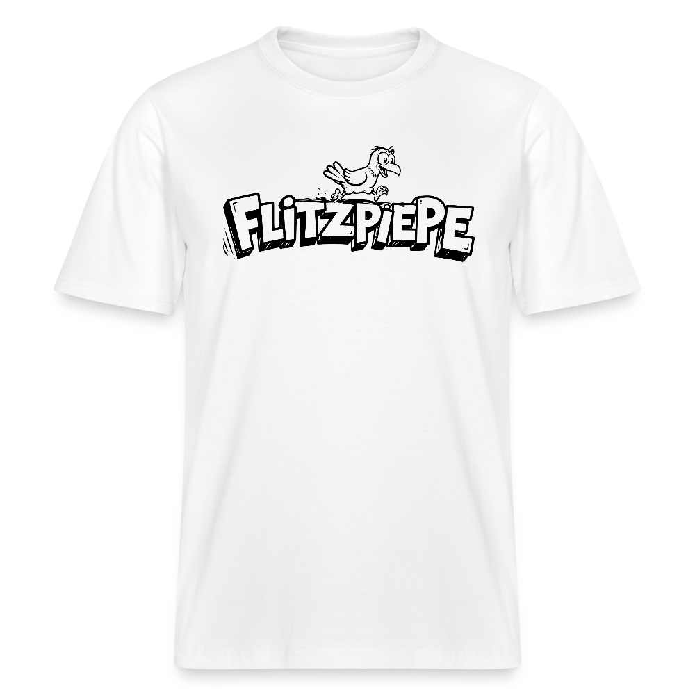 Dit Berlin Shirt-FLITZPIEPE-RELAXED FIT Unisex Bio T-Shirt - Weiß