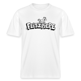 Dit Berlin Shirt-FLITZPIEPE-RELAXED FIT Unisex Bio T-Shirt - Weiß