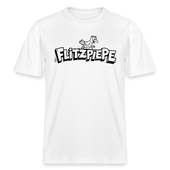 Dit Berlin Shirt-FLITZPIEPE-RELAXED FIT Unisex Bio T-Shirt - Weiß