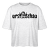 URST SCHAU - Frauen Boxy Bio-T-Shirt - Weiß meliert