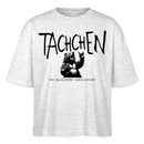 TACHCHEN BERLINER - Frauen Boxy Bio-T-Shirt - Weiß meliert