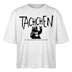 TACHCHEN BERLINER - Frauen Boxy Bio-T-Shirt - Weiß meliert