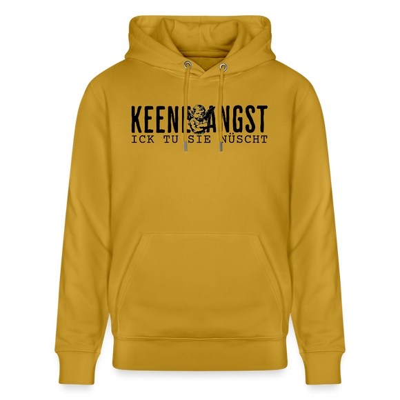 ICK TU SIE NÜSCHT - Unisex Bio-Hoodie - Ocker