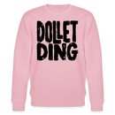 DOLLET DING-Unisex Bio-Sweatshirt - Hellrosa