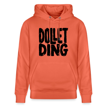 DOLLET DING-Berliner Spruch-Unisex Bio-Hoodie - Hellrot