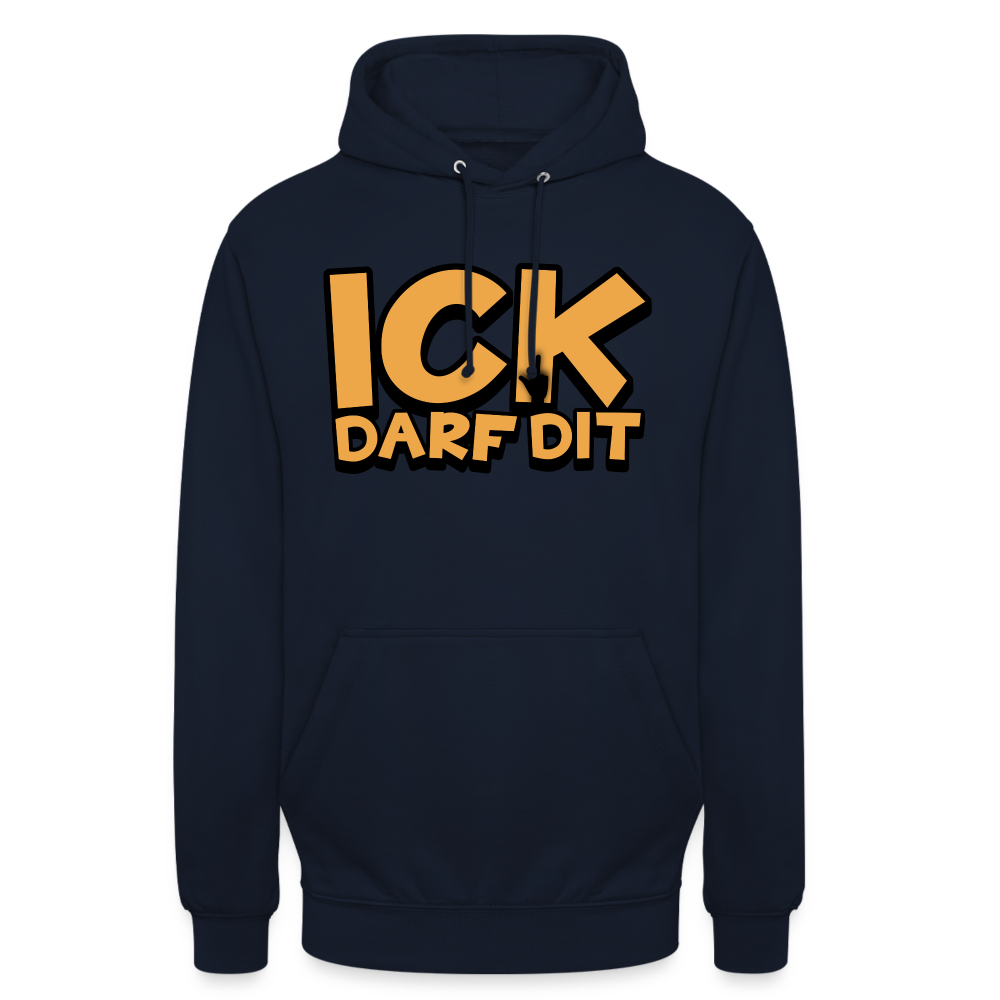 ICK DARF DIT - Hoodie - Navy