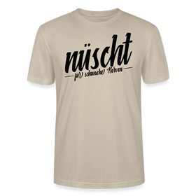 Berlin Shirt-NÜSCHT DARF ICK-Unisex T-Shirt - Beige