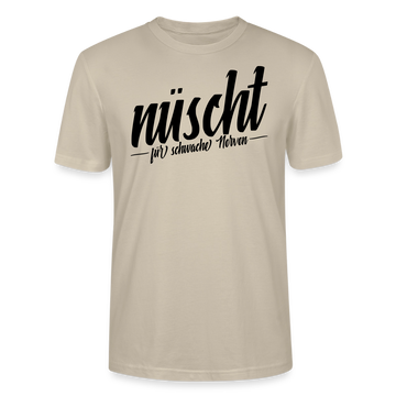 Berlin Shirt-NÜSCHT DARF ICK-Unisex T-Shirt - Beige