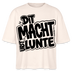 berlinerisch-DIT MACHT URST LUNTE-Frauen Boxy Bio-T-Shirt - Naturroh