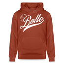 ICK FREU MA WIE BOLLE-Unisex Bio-Hoodie - Terrakotta