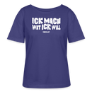 ICK MACH WAT ICK WILL-Rundhals Frauen Bio-T-Shirt - Dämmerung