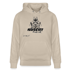 NÜSCHT MUSS ICK-Unisex Bio-Hoodie - Beige