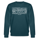 Berliner Spruch-ICK WUNDER MIR-Unisex Bio-Sweatshirt - Dunkles Petrol