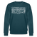 Berliner Spruch-ICK WUNDER MIR-Unisex Bio-Sweatshirt - Dunkles Petrol
