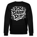ICK DARF DIT-Unisex Bio-Sweatshirt mit Berliner Schnauze - Schwarz