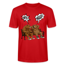 Berliner Bär Shirt mit Berliner Schnauze-WATN?NÜSCHT!-Unisex T-Shirt - Rot