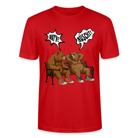Berliner Bär Shirt mit Berliner Schnauze-WATN?NÜSCHT!-Unisex T-Shirt - Rot