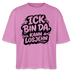 ICK BIN DA, KANN LOSJEHN-Frauen Boxy Bio-T-Shirt mit Berliner Schnauze - Pink