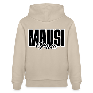 MAUSI UND MOTTE-unisex Bio Hoodie - Beige