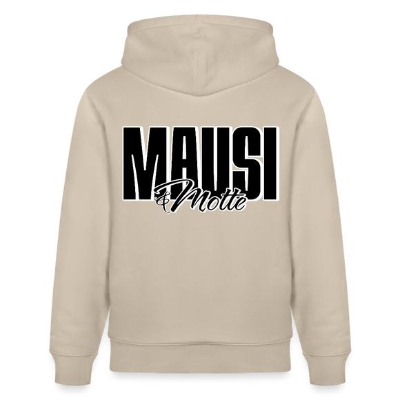 MAUSI UND MOTTE-unisex Bio Hoodie - Beige