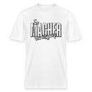 DER MACHER VON DIT JANZE - Relaxed Fit Unisex Bio-T-Shirt - Weiß
