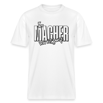 DER MACHER VON DIT JANZE - Relaxed Fit Unisex Bio-T-Shirt - Weiß