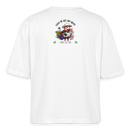 PRIDE 'REGENBOGENSCHAF'-Frauen Boxy Bio-T-Shirt - Weiß