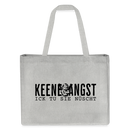 KEENE ANGST ICK TU SIE NÜSCHT - EINKAUFSTASCHE Bio - Grau meliert