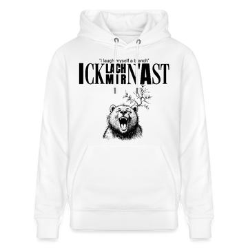 ICK LACH MIR N AST-Unisex Bio-Hoodie - Weiß