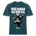 ICK MACH WAT ICK WILL-Relaxed Fit Unisex Bio-T-Shirt III - Dunkles Petrol