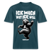 ICK MACH WAT ICK WILL-Relaxed Fit Unisex Bio-T-Shirt III - Dunkles Petrol