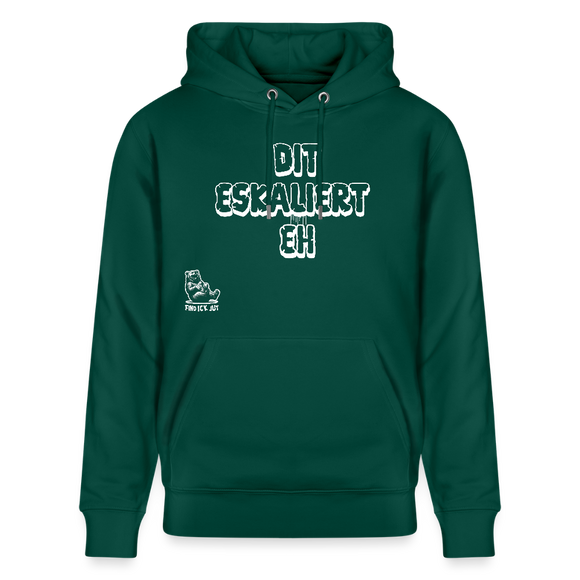 DIT ESKALIERT EH-Unisex Bio-Hoodie - Forest
