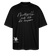 NACHTIGALL ICK HÖR DIR TRAPSEN-Oversized Unisex Bio T-Shirt - Schwarz