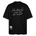 NACHTIGALL ICK HÖR DIR TRAPSEN-Oversized Unisex Bio T-Shirt - Schwarz