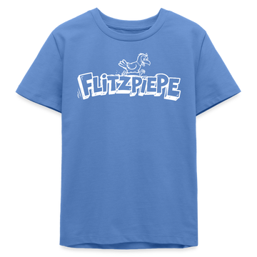 FLITZPIEPE-Bio Teenager T-Shirt - Blau
