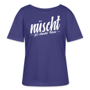 Berliner Spruch-NÜSCHT FÜR SCHWACHE NERVEN-Rundhals Frauen Bio-T-Shirt - Dämmerung