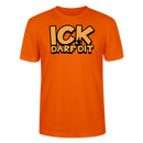 ICK DARF DIT - Unisex T-Shirt BIO - Tieforange