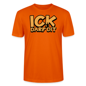 ICK DARF DIT - Unisex T-Shirt BIO - Tieforange
