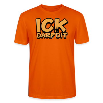 ICK DARF DIT - Unisex T-Shirt BIO - Tieforange