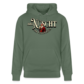 JIBT NÜSCHT IHR FLITZPIEPEN - Unisex Bio-Hoodie - Tanngrün