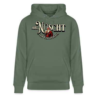 JIBT NÜSCHT IHR FLITZPIEPEN - Unisex Bio-Hoodie - Tanngrün